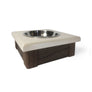 1 Bowl 3" High - Cashmere Top | Black Walnut Bottom