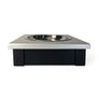 1 Bowl S (3"H) - Silver Top | Black Bottom