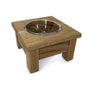 1 Bowl M (5"H) - White Oak Top & Bottom