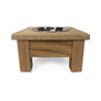 1 Bowl M (5"H) - White Oak Top & Bottom