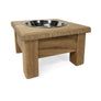 1 Bowl M (5"H) - White Oak Top & Bottom