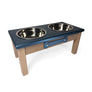 2 Bowl XLX (9"H) - Steel Blue Top | White Oak Bottom