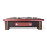 2 Bowl (4" H) - Red Top | Black Walnut Bottom