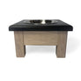 1 Bowl 5” High - Black Top | White Oak Bottom