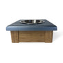 1 Bowl 3” High - Blue Top | White Oak Bottom