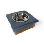1 Bowl 3” High - Blue Top | White Oak Bottom