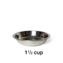 3 Bowl S (3"H) - Steel Blue Top | Ash Bottom