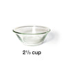 3 Bowl S (3"H) - Steel Blue Top | Ash Bottom