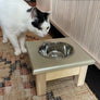 1 Bowl 5” High - Black Top | White Oak Bottom