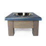 1 Bowl M (5"H) - Steel Blue Top | Grey Red Oak Bottom