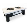 2 Bowl XM (5"H) - White Top | Black Bottom