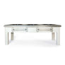 3 Bowl XL (9"H) - Silver Top | White Bottom