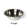3 Bowl XL (9"H) - Silver Top | White Bottom