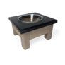 1 Bowl 5” High - Black Top | White Oak Bottom