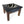 Raised Dog Bowl Stand - 1 Bowl 9” High - Grey Top |  Black Walnut Bottom