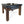 Raised Dog Bowl Stand - 1 Bowl 9” High - Grey Top |  Black Walnut Bottom