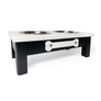 2 Bowl 6” High - White Top | Black Bottom