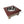 1 Bowl 4" High - Red Top | White Oak Bottom