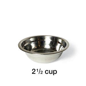 Raised Dog Bowl Stand - 2 Bowl 5” High - Grey Top | Black Walnut Bottom
