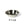 Raised Dog Bowl Stand - 2 Bowl 6” High - White Top | Black Bottom