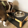 2 Bowl 5” High - Green Top | White Oak Bottom