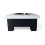 1 Bowl 4" High - White Top | Black Bottom