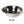 Raised Dog Bowl Stand - 1 Bowl 9” High - Grey Top |  Black Walnut Bottom