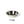 1 Bowl M (4"H) - White Top | Black Bottom