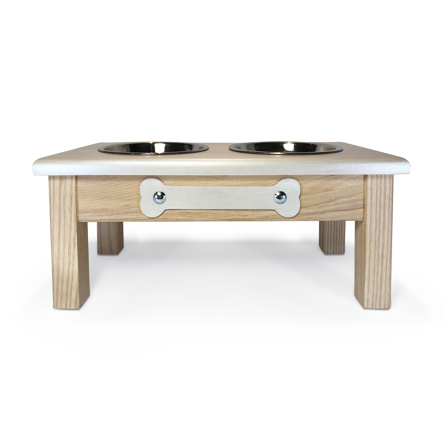 2 Bowl L 7 H Ivory Top Ash Bottom