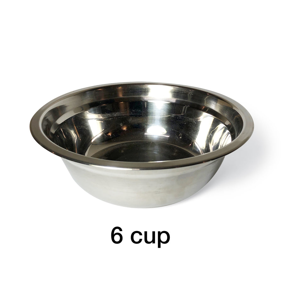 1 Bowl XL (9" H) - Silver Top | Black Bottom